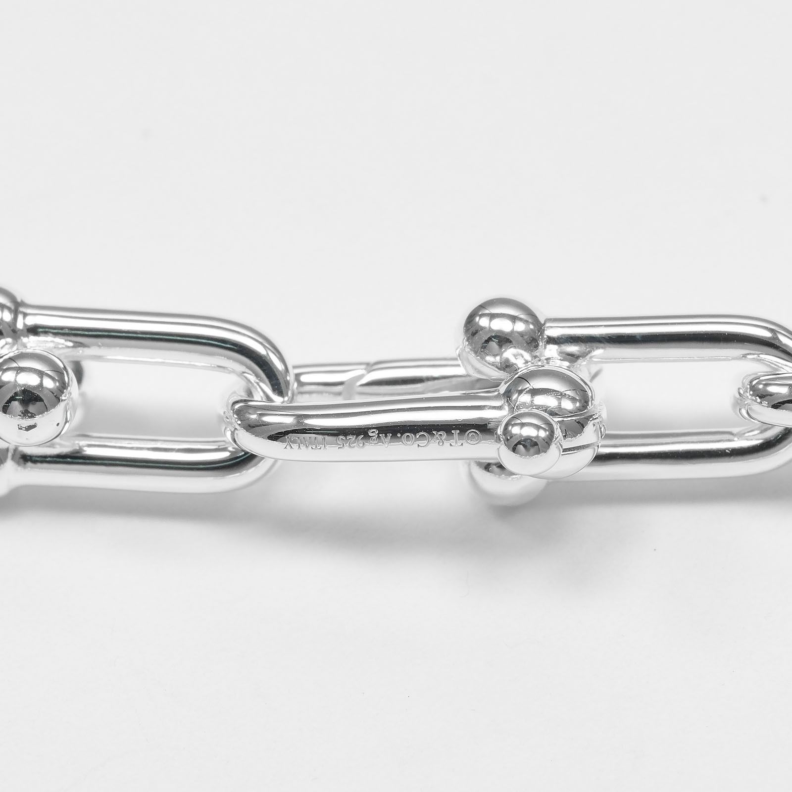 【TIFFANY&Co.】ティファニー ハードウェア グラジュエイテッドリンク シルバー925 レディース 106.4g ネックレス
