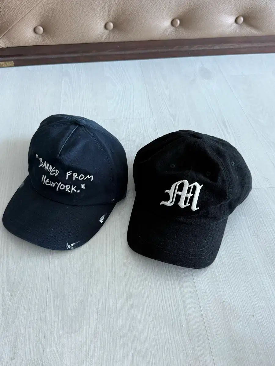 ウール帽子 & 麻帽子