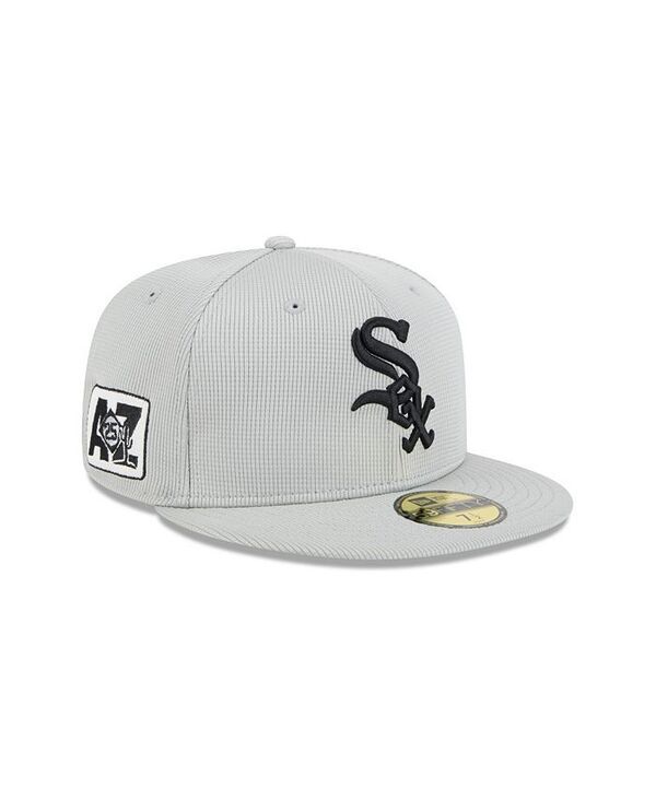 ニューエラ メンズ アクセサリー 帽子 New Era Mens Gray Chicago White Sox 2025 Spring Training 59FIFTY Fitted Hat Gray 10,110円