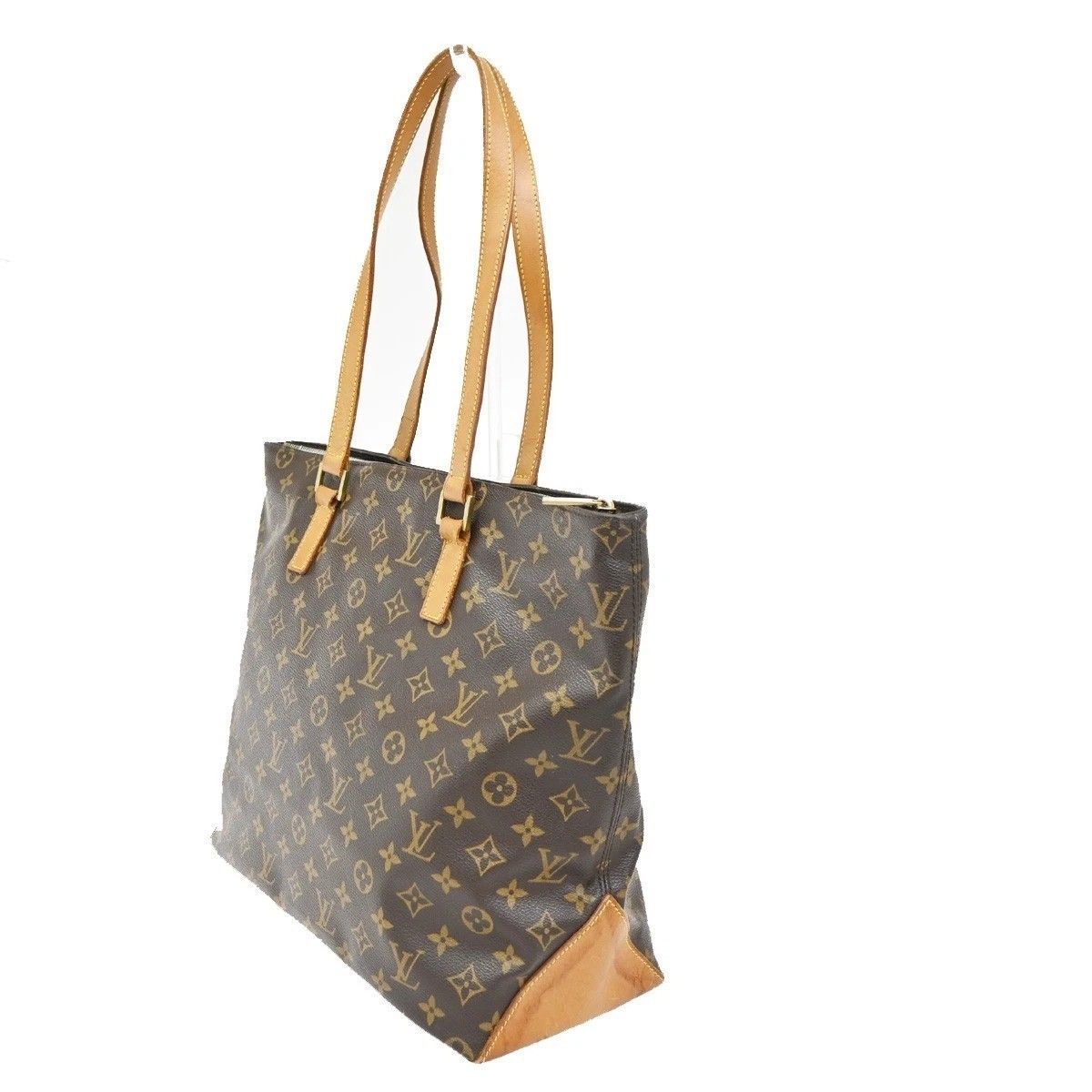 LOUIS VUITTON ルイヴィトン カバメゾ トートバッグ モノグラム レザー 