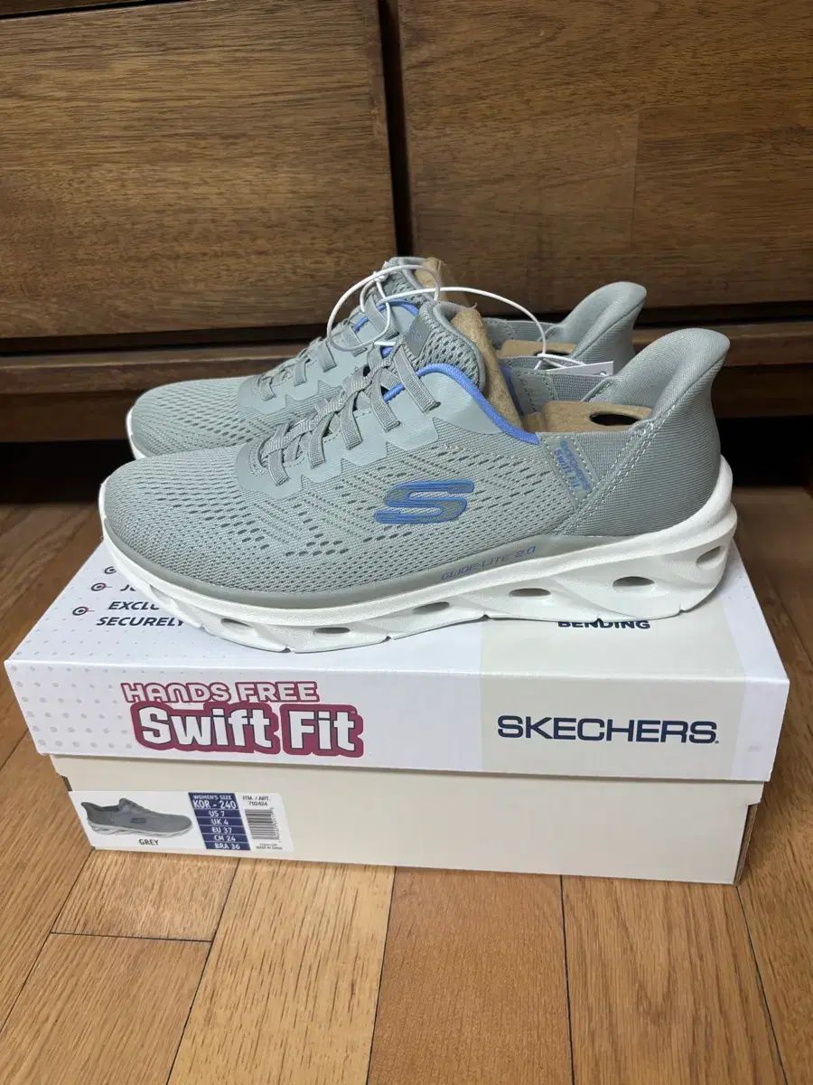 SKECHERS スケッチャーズ スイフトフィット レディース スニーカー グレー