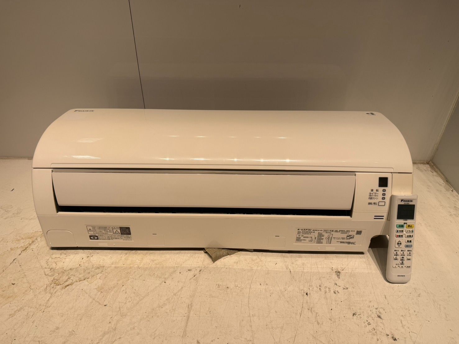 467 DAIKIN 2021年製 10～12畳用 分解洗浄済み ATE28YSE9 - メルカリ