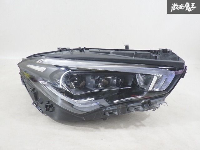 【レンズキレイ】 メルセデス ベンツ BENZ 純正 C118 W118 CLAクラス LED ヘッドライト レンズ 右 右側 A1189063400 即納 棚P-4