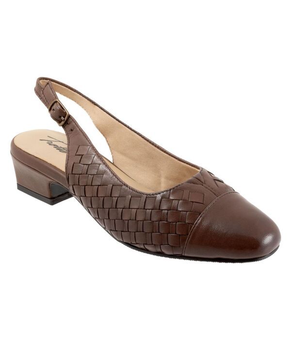 トロッターズ レディース シューズ パンプス Trotters Womens Dea Woven Pump Dark brown ブラウン
