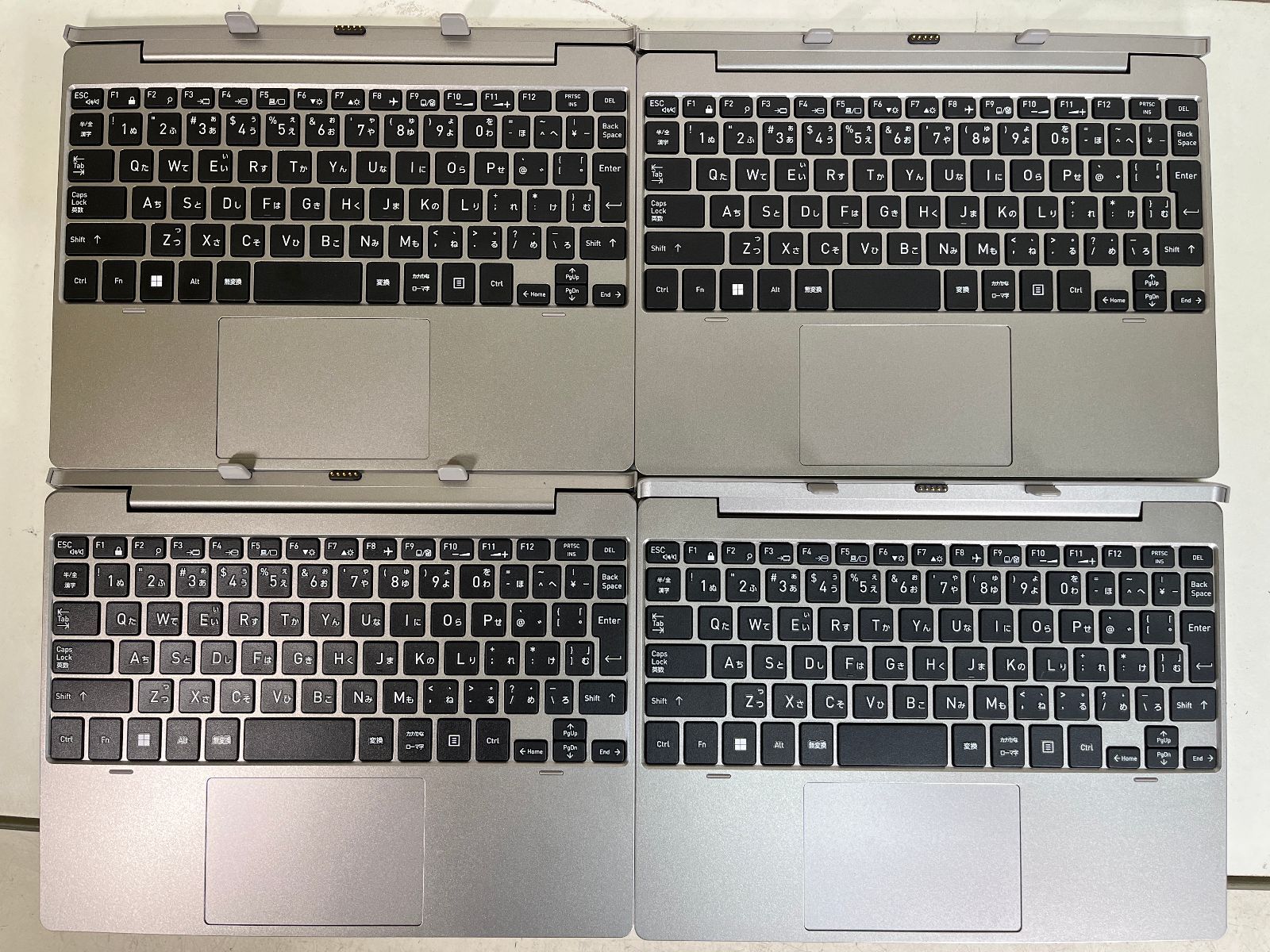 ★4個セット dynabook 純正キーボードドック 日本語配列 タッチパッド搭載 タブレット用 着脱式 動作未確認 現状品