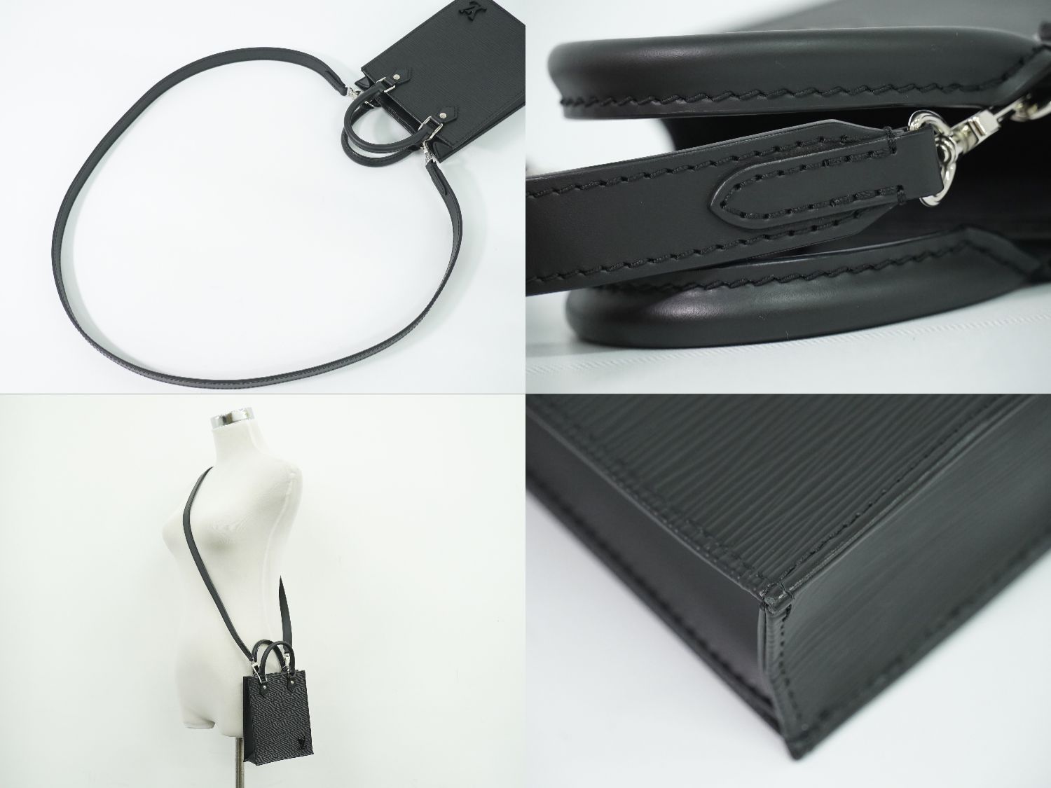 本物 ルイヴィトン LOUIS VUITTON LV プティット サックプラ エピ