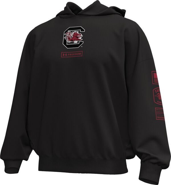 アンダーアーマー メンズ アウター パーカー・スウェット Under Armour Mensouth Carolina Gamecocks Black Freedom Icon Pullover Ho