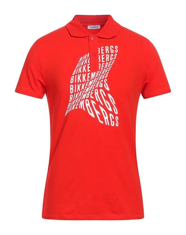 ビッケンバーグス メンズ トップス ポロシャツ BIKKEMBERGS ポロシャツ Red レッド