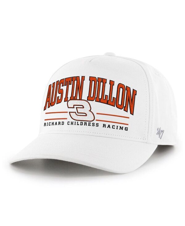 47 ブランド メンズ アクセサリー 帽子 47 Brand Mens White Austin Dillon Roscoe Hitch Adjustable Hat White ホワイト