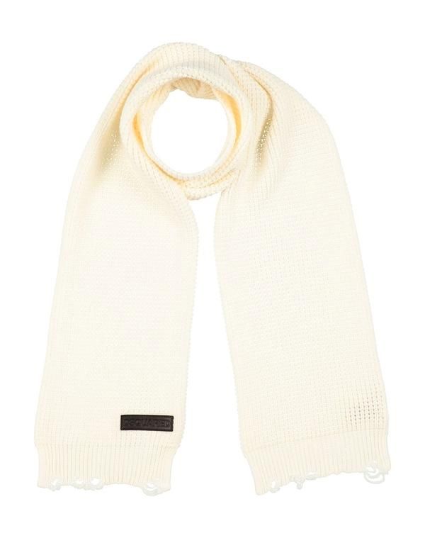 ディースクエアード メンズ アクセサリー マフラー・ストール・スカーフ DSQUARED2 マフラー&スカーフ Off White オフホワイト