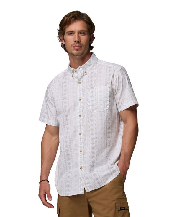 コロンビア メンズ トップス シャツ プリント Columbia Mens Rapid Rivers Printed Shirt WhiteWildflower ホワイト