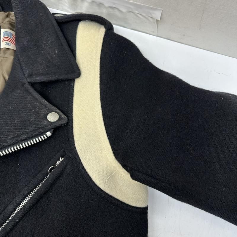ステューシー schott ワンスター ウール ライダース ジャケット メンズ
