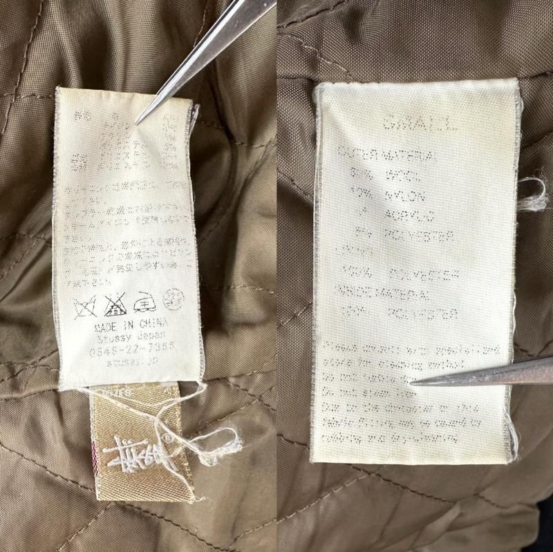 ステューシー schott ワンスター ウール ライダース ジャケット メンズ