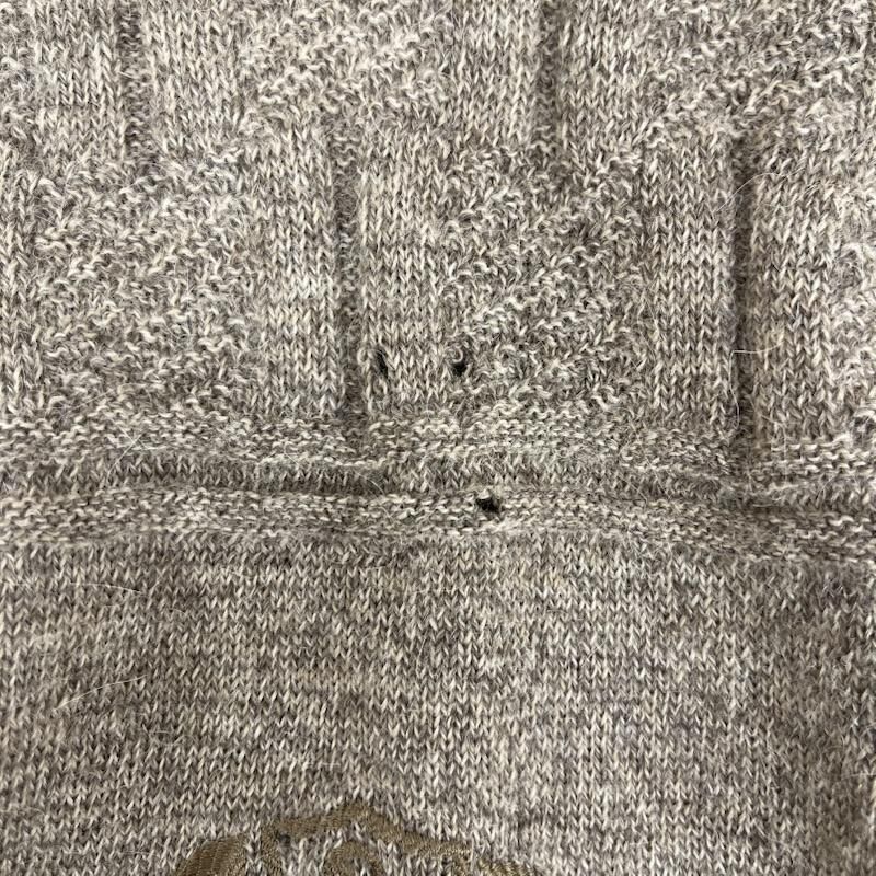 バーバリーズ ヴィンテージ フロントロゴ 刺繍 ケーブル ニット