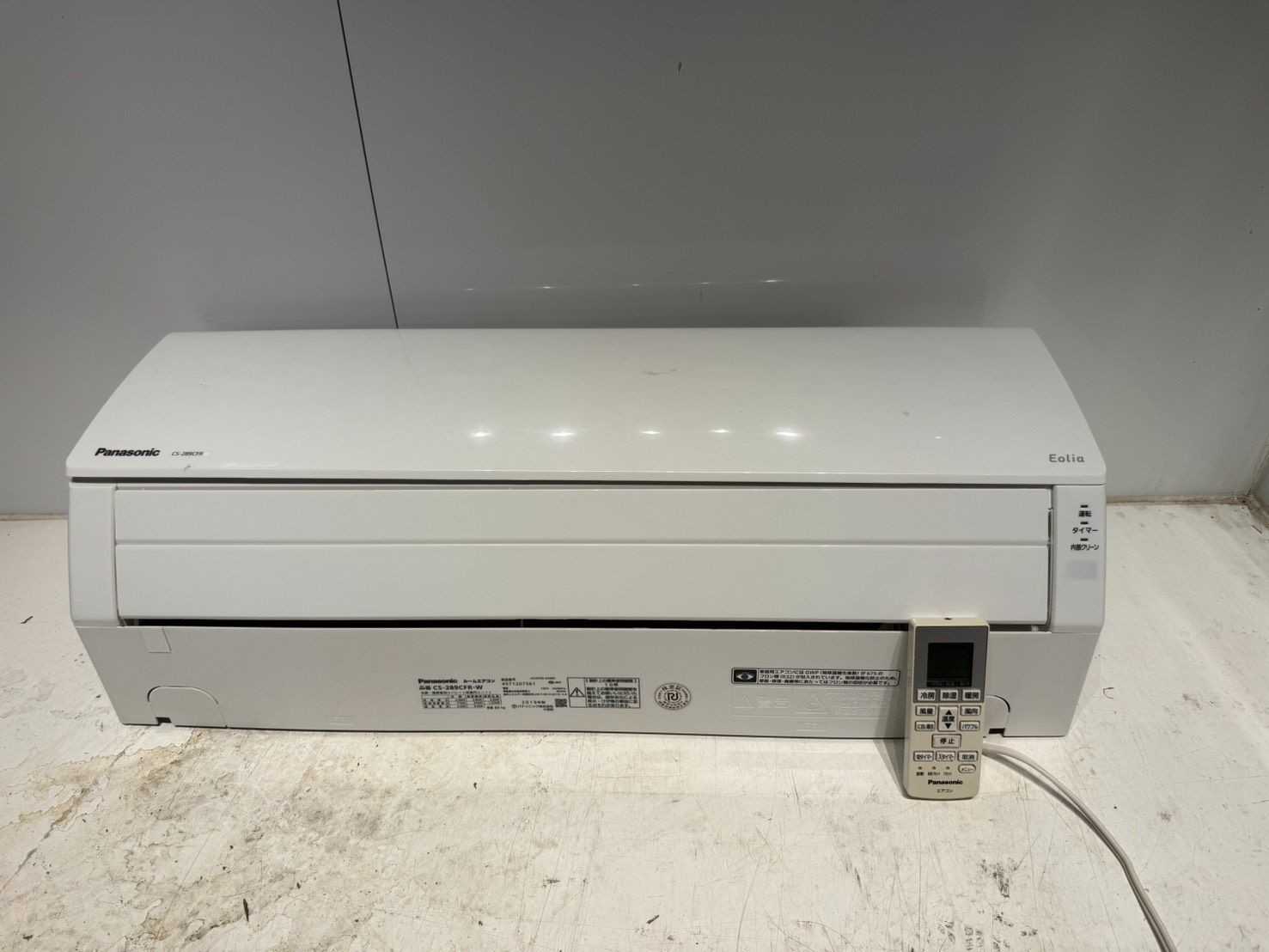 473 Panasonic 2019年製 10~12畳用 分解洗浄済み CS-289CFR