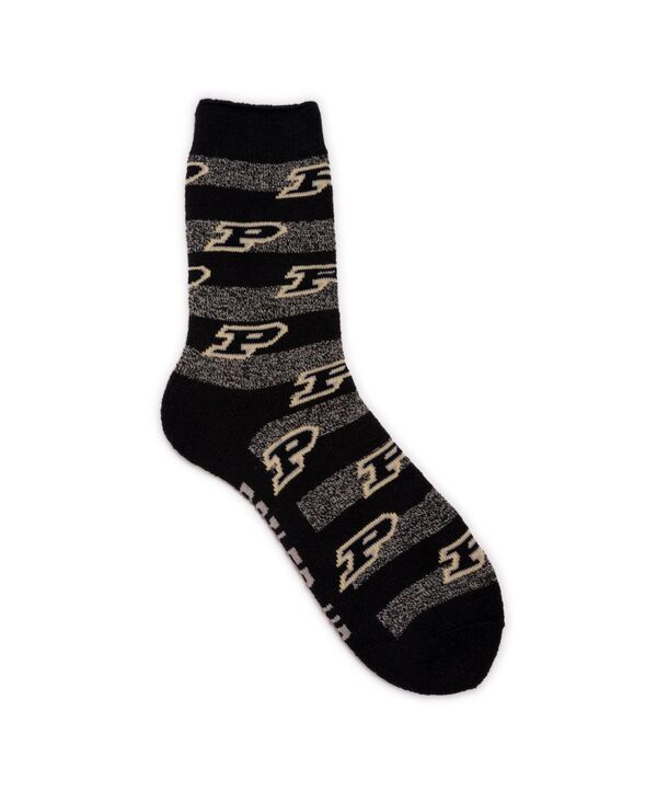 ムクルクス メンズ アンダーウェア 靴下 パイル MUK LUKS Mens Game Day by Unisex Terry Loop Socks Purdue