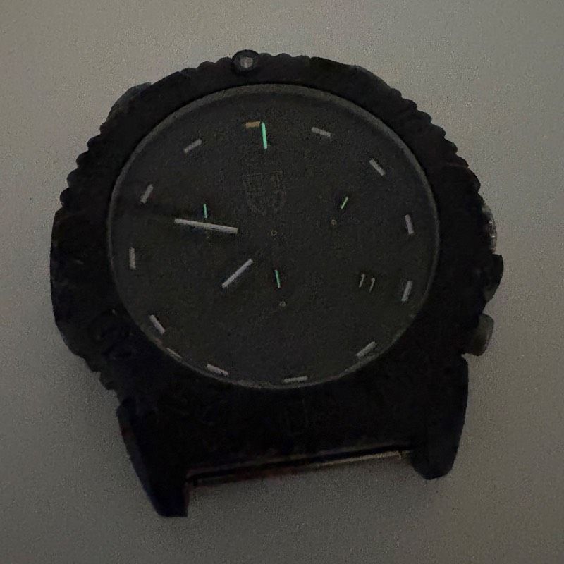 希少】LUMINOX 3080 SERIES クロノグラフ ブラックアウト 200m防水