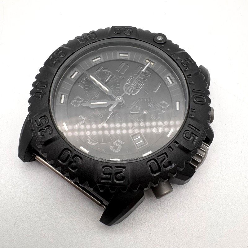 希少】LUMINOX 3080 SERIES クロノグラフ ブラックアウト 200m防水