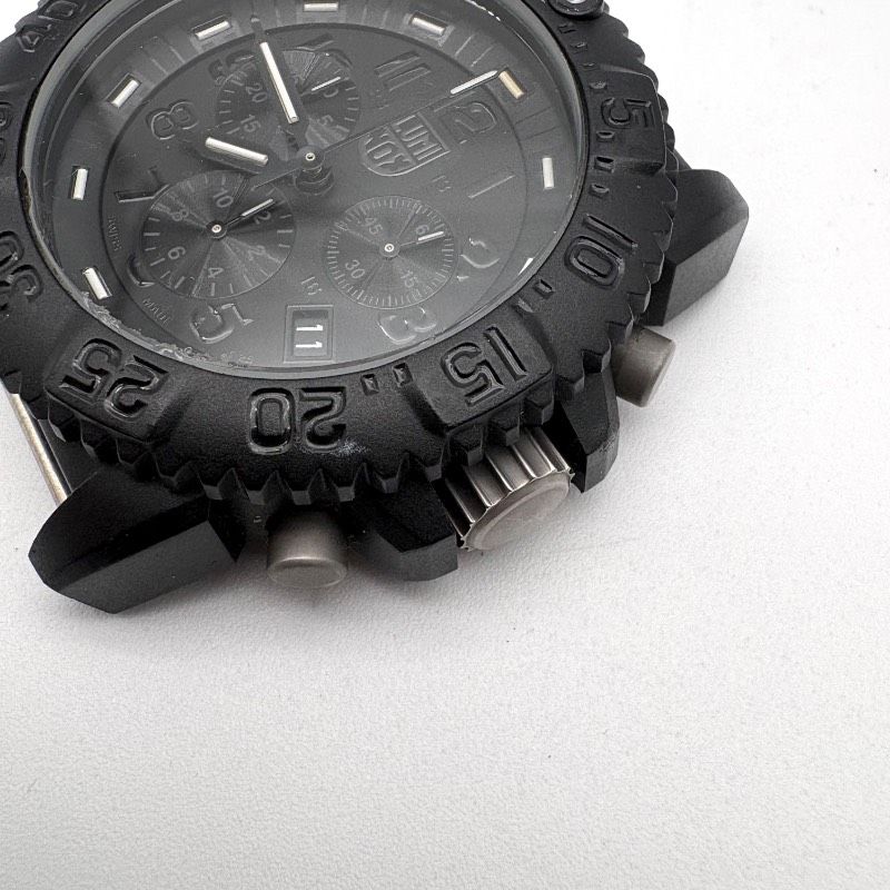 希少】LUMINOX 3080 SERIES クロノグラフ ブラックアウト 200m防水