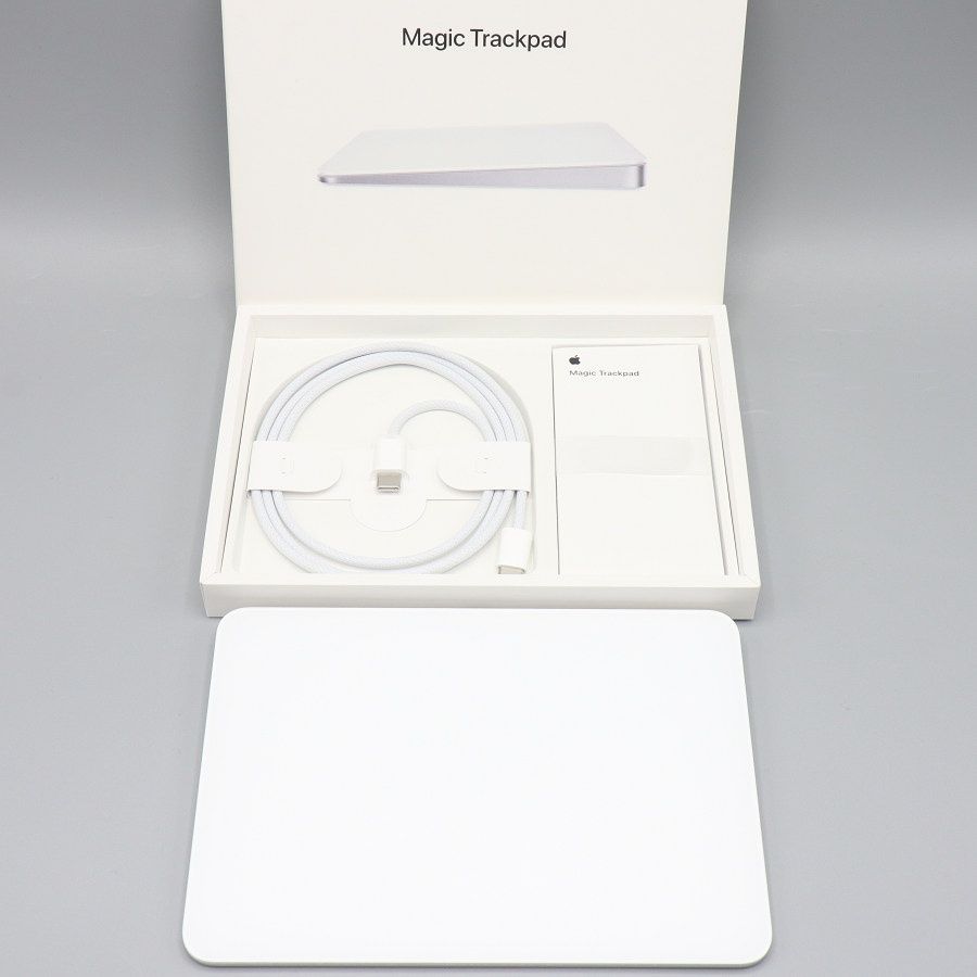 【美品】Apple Magic Trackpad MXK93ZA/A ホワイト USB-C Multi-Touch対応 アップル マジック トラックパッド