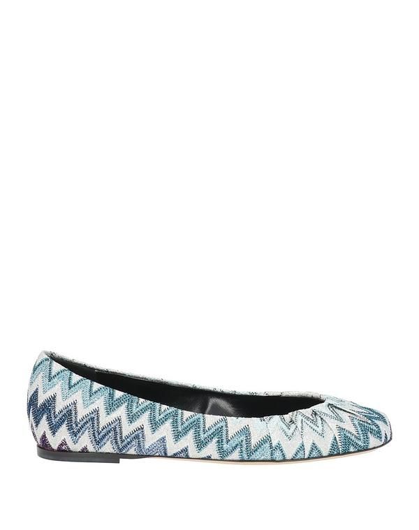 ミッソーニ レディース シューズ パンプス バレリーナ MISSONI Azure Blue ブルー