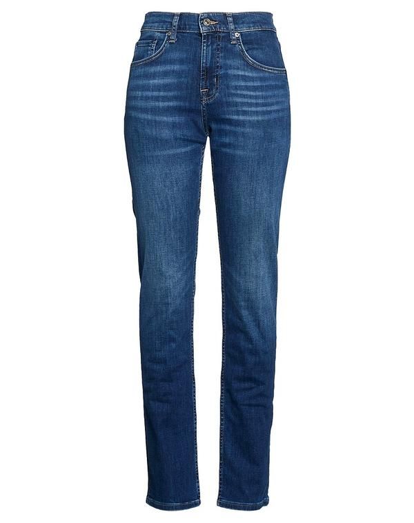 セブンフォーオールマンカインド レディース ボトムス デニムパンツ ストレートレッグ 7 FOR ALL MANKIND Blue ブルー