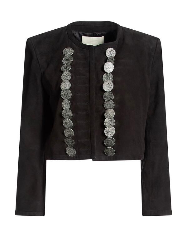 イザベル マラン レディース アウター ジャケット・ブルゾン レザーブルゾン ISABEL MARANT Black ブラック