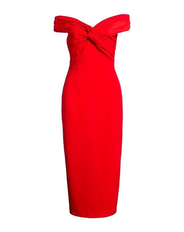 セルフ・ポートレイト レディース トップス ワンピース チューブドレス SELFPORTRAIT Red レッド