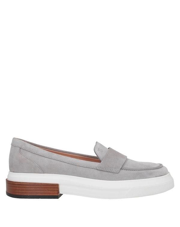 トッズ レディース シューズ スリッポン・ローファー モカシン TODS Gray グレー