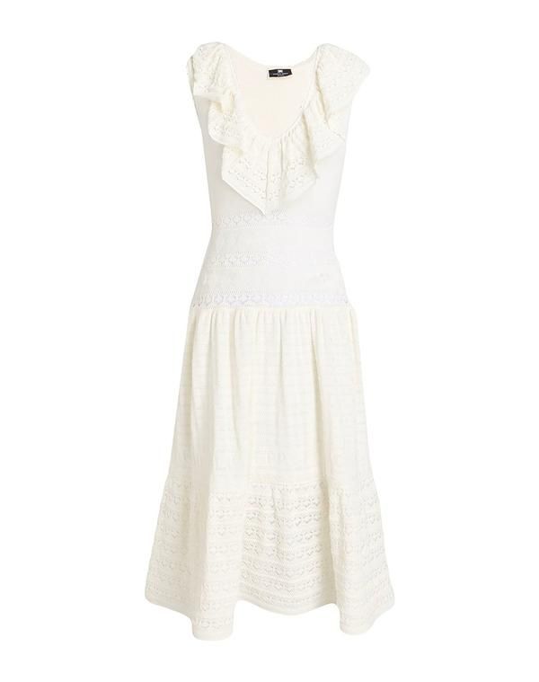エリザベッタフランキ レディース トップス ワンピース ELISABETTA FRANCH Ivory アイボリー