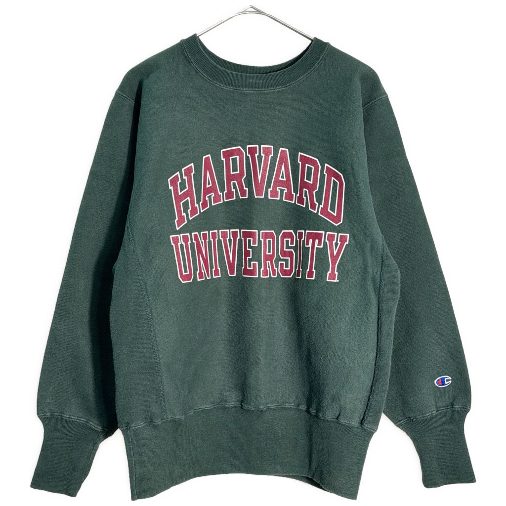 90年代 USA製 Champion チャンピオン REVERSE WEAVE リバースウィーブ スウェット HARVARD ハーバード(メンズ MEDIUM)中古 古着 Y5517