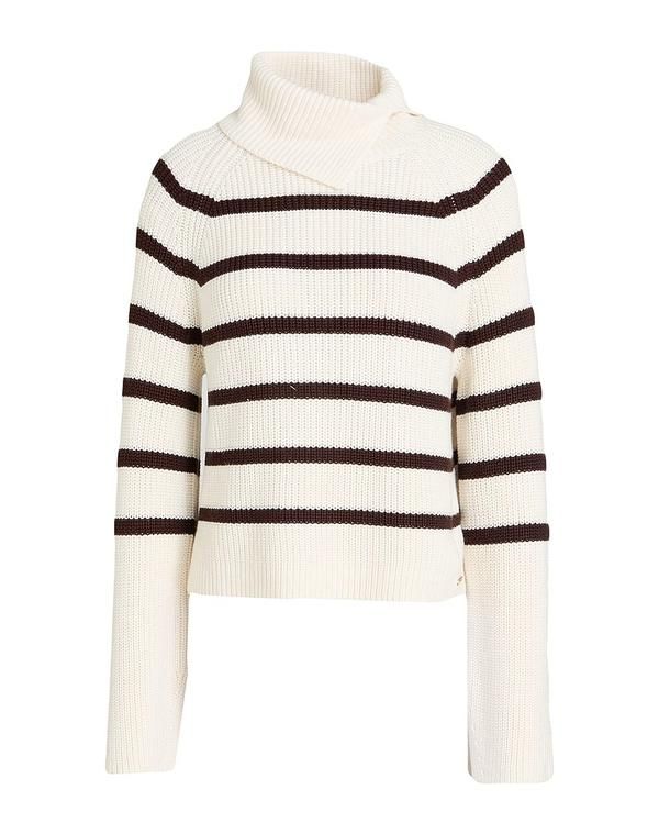 ツインセット レディース アウター ニット・セータートルネック TWINSET Off White オフホワイト