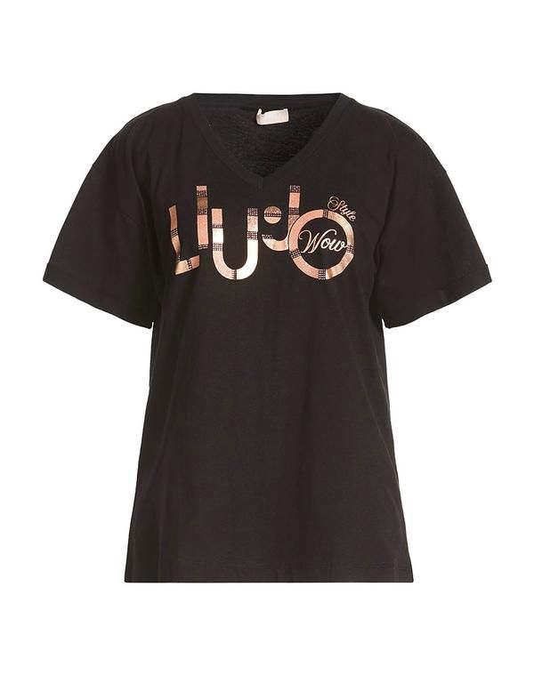リュージョー レディース トップス Tシャツ LIU JO Black ブラック