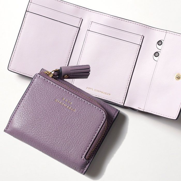 ANYA HINDMARCH 三つ折り財布 Peeping Eyes 208987