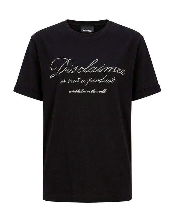 ディスクレーマー レディース トップス Tシャツ DISCLAIMER Black ブラック