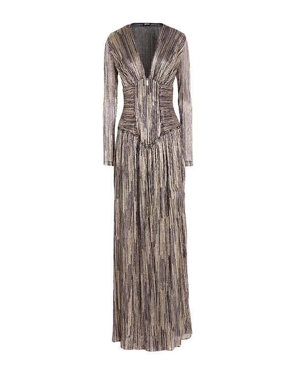 ジャストカバリ レディース トップス ワンピース JUST CAVALLI Gold ゴールド