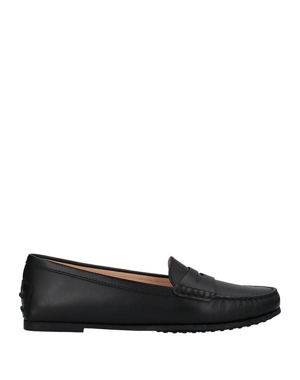 トッズ レディース シューズ スリッポン・ローファー モカシン TODS Black ブラック