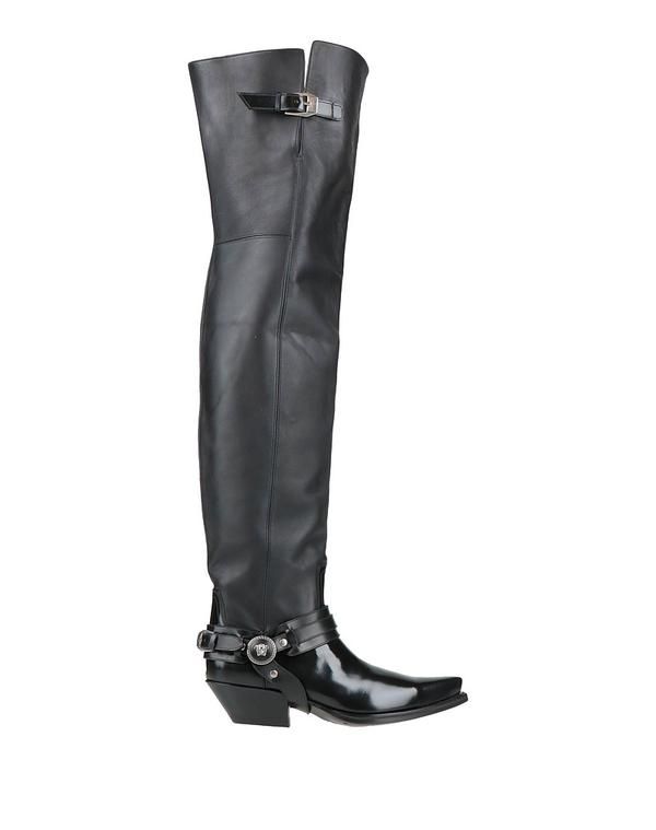ヴェルサーチ レディース シューズ ブーツ・レインブーツ VERSACE Black ブラック