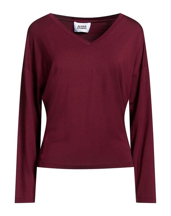 アルファス テューディオ レディース トップス Tシャツ ALPHA STUDIO T Bordeaux 22,176円