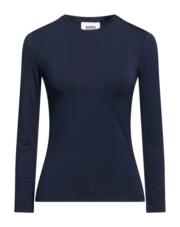 アルファス テューディオ レディース トップス Tシャツ ALPHA STUDIO Midnight Blue ブルー