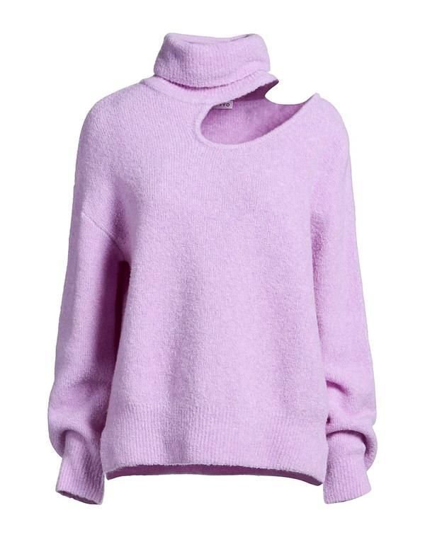 レジーナ ピヨ レディース アウター ニット・セータートルネック REJINA PYO Lilac ライラック