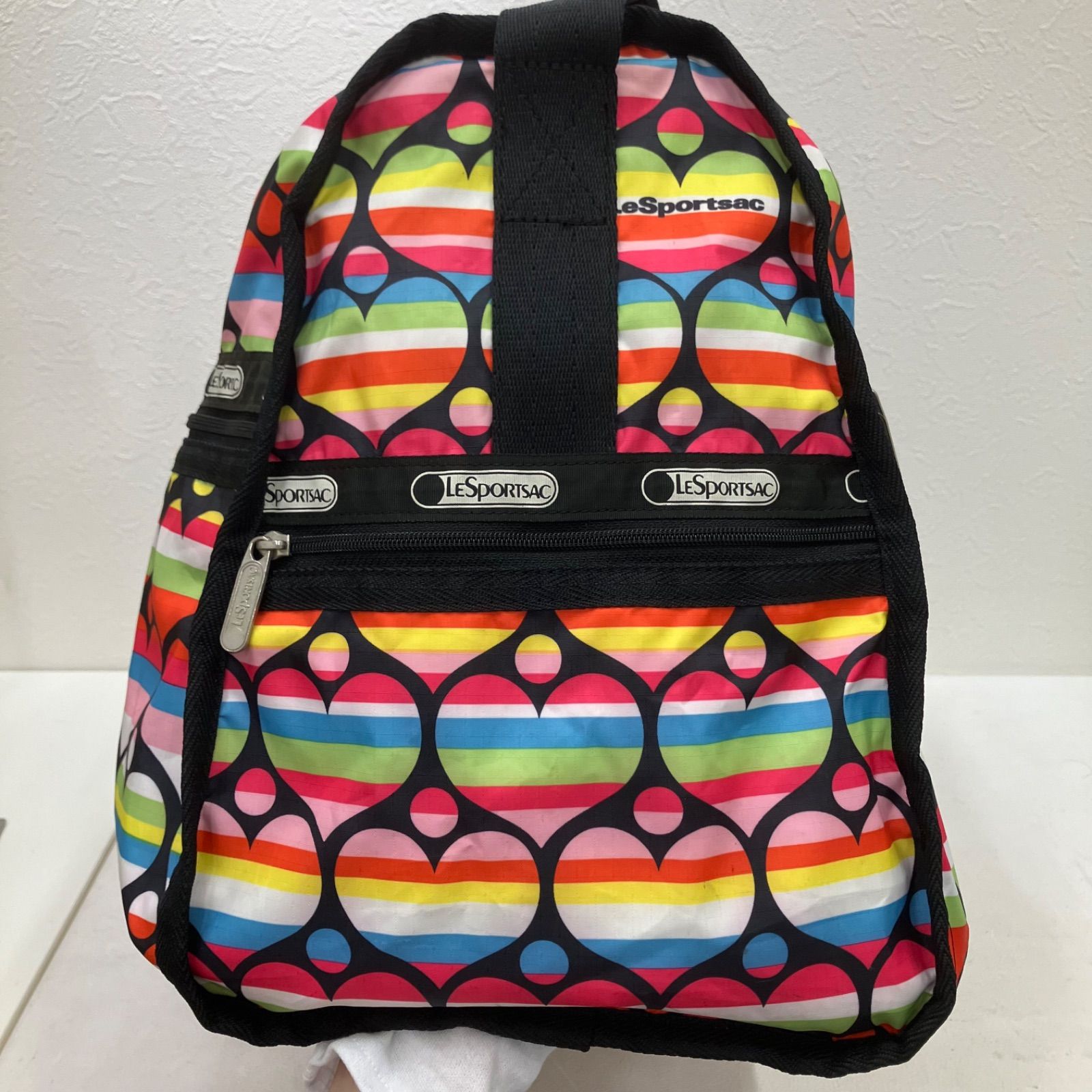 レスポートサック ボストンバッグ ブラック 軽量バック 大容量 旅行 6088 LeSportsac レスポートサック 2way ボストンバッグ 旅行用バッグ