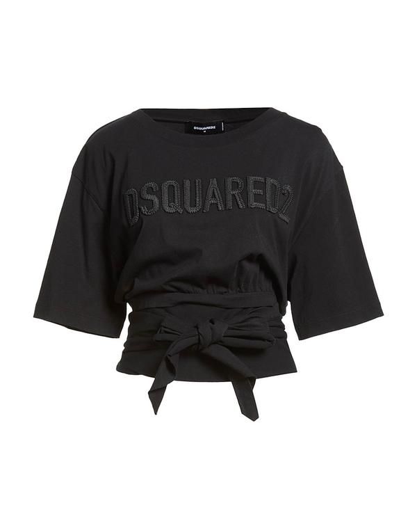 ディースクエアード レディース トップス Tシャツ DSQUARED2 Black ブラック