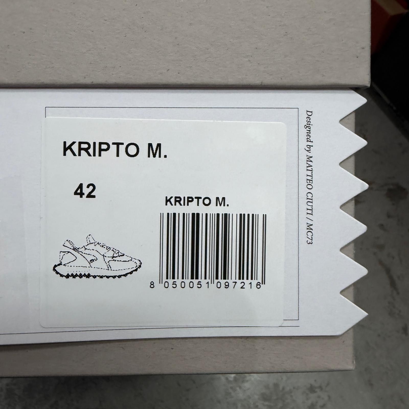 参考上代73700円 未使用 RUN OF KRIPTO スニーカー ランオブ ブラック