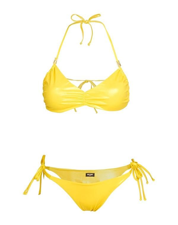 モスキーノ レディース 水着 ボトムスのみ MOSCHINO Yellow イエロー