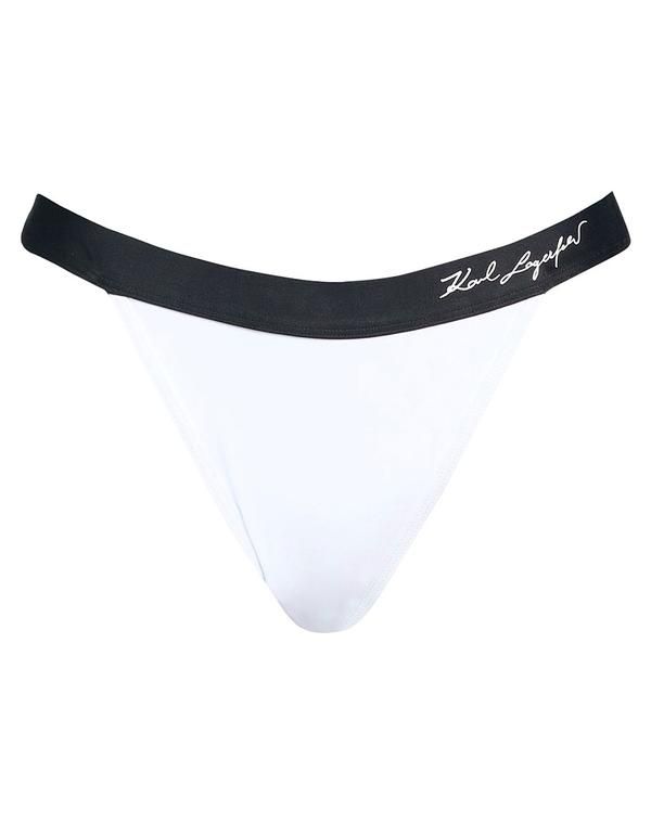 カール ラガーフェルド レディース 水着 ボトムスのみ KARLAGERFELD White ホワイト