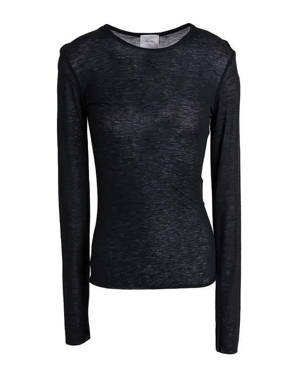 アリジ レディース トップス Tシャツ ALYSI Black ブラック