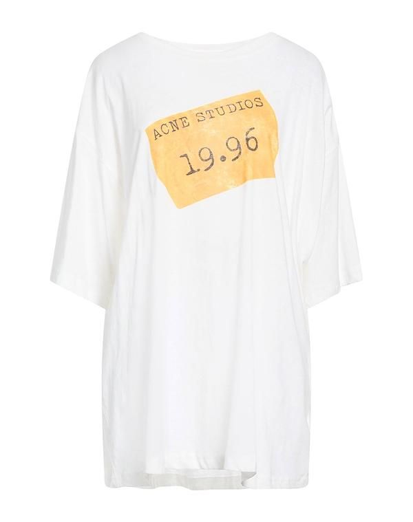 アクネ ストゥディオズ レディース トップス Tシャツ ACNE STUDIOS Off White オフホワイト