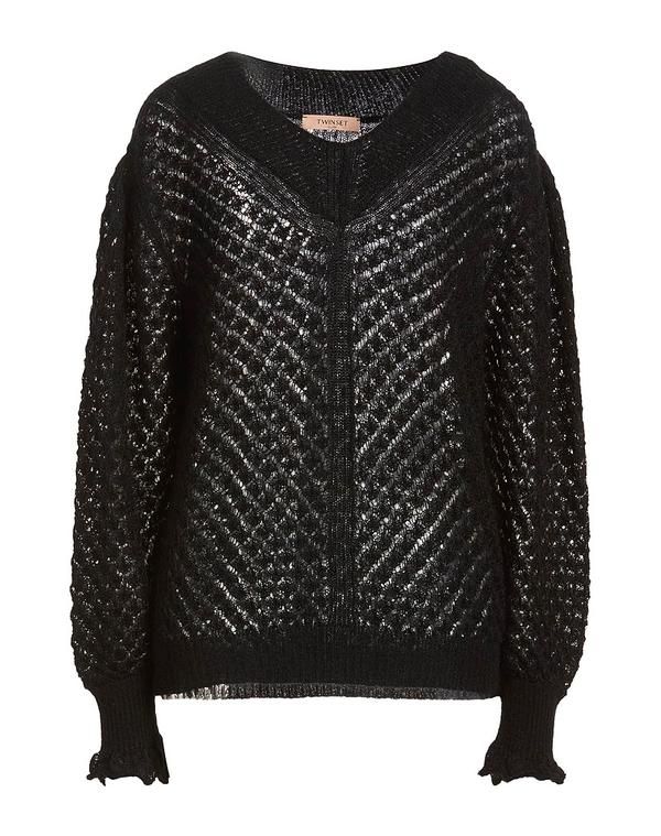 ツインセット レディース トップス シャツ プルオーバー TWINSET Black ブラック 42,120円