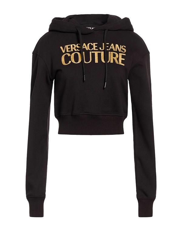ヴェルサーチ レディース アウター パーカー・スウェット VERSACE JEANS COUTURE Black ブラック 27,170円